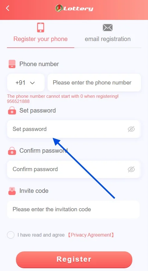 set an account password